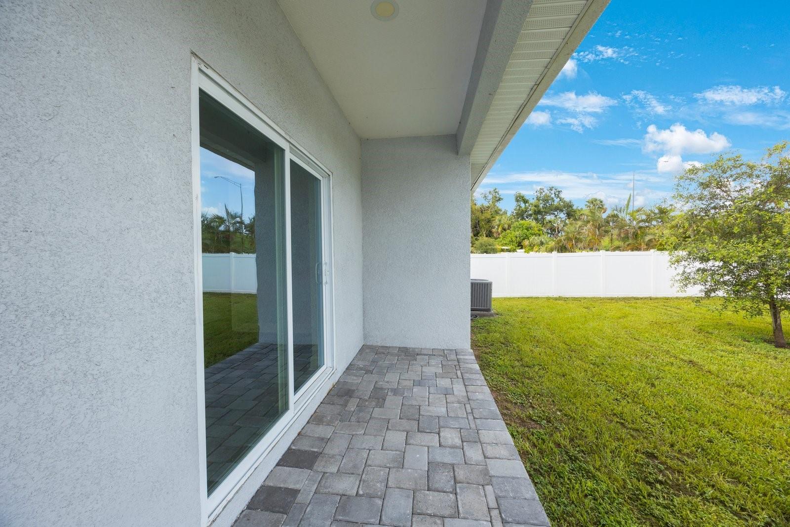Covered back porch
