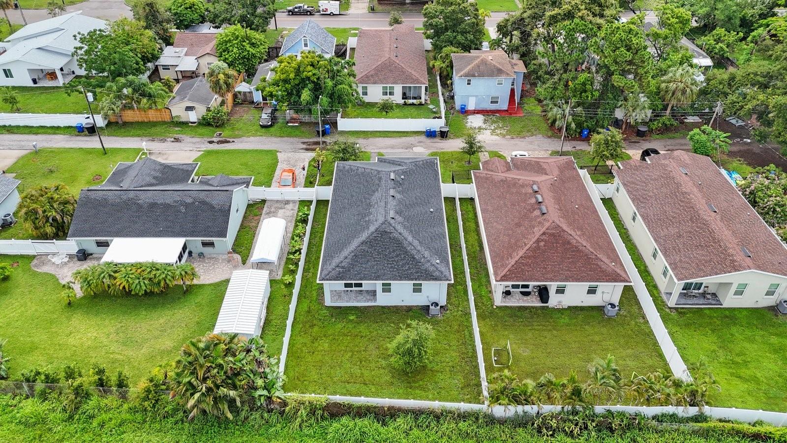 Well kept neighboring homes