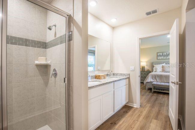 Model home - actual features may vary.