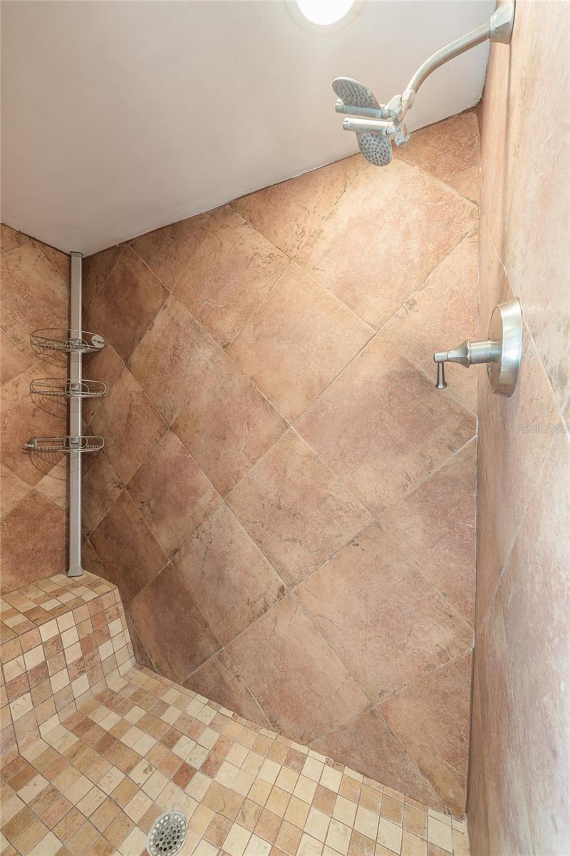 walk-in shower