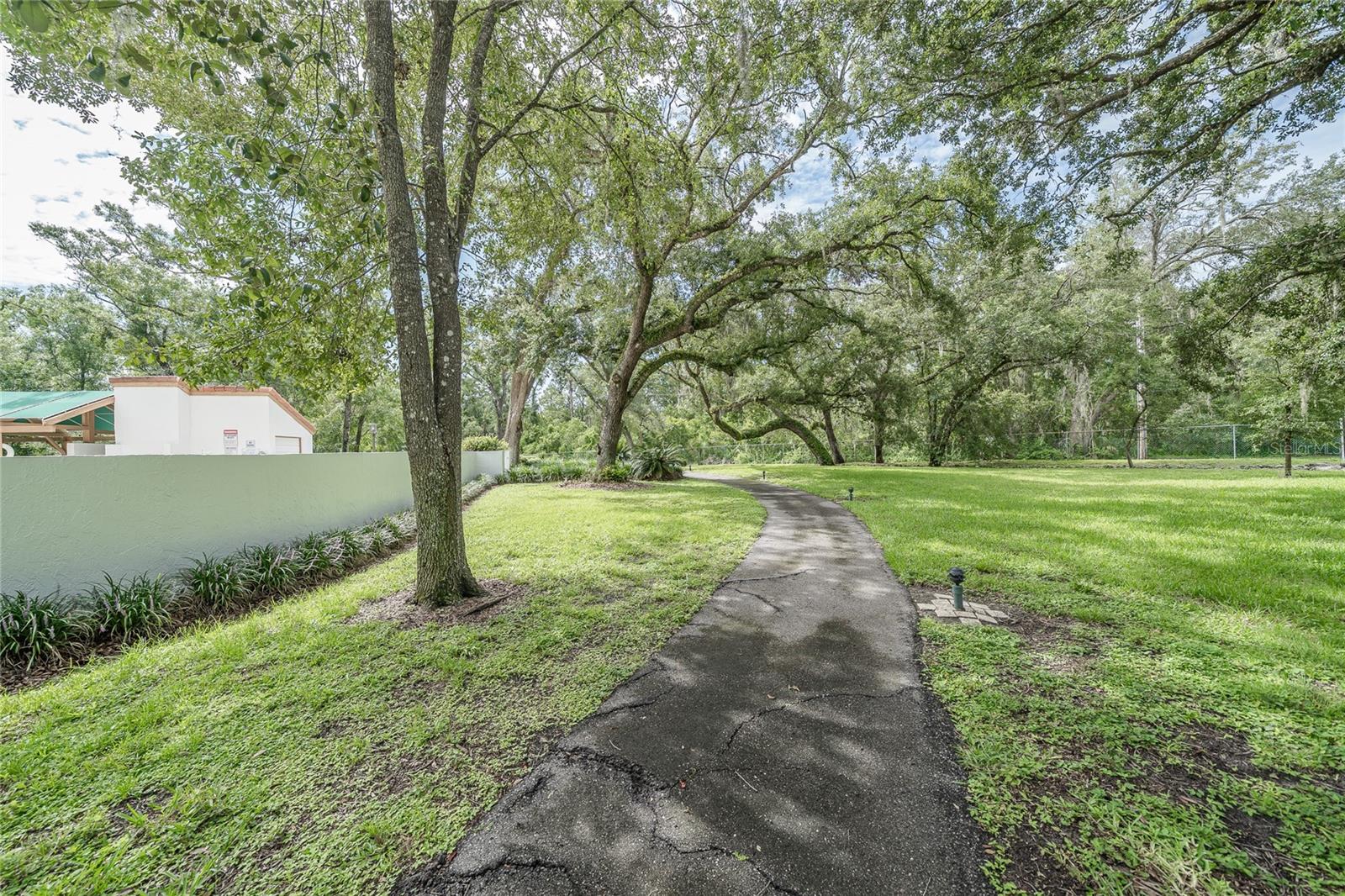 Path in gated park