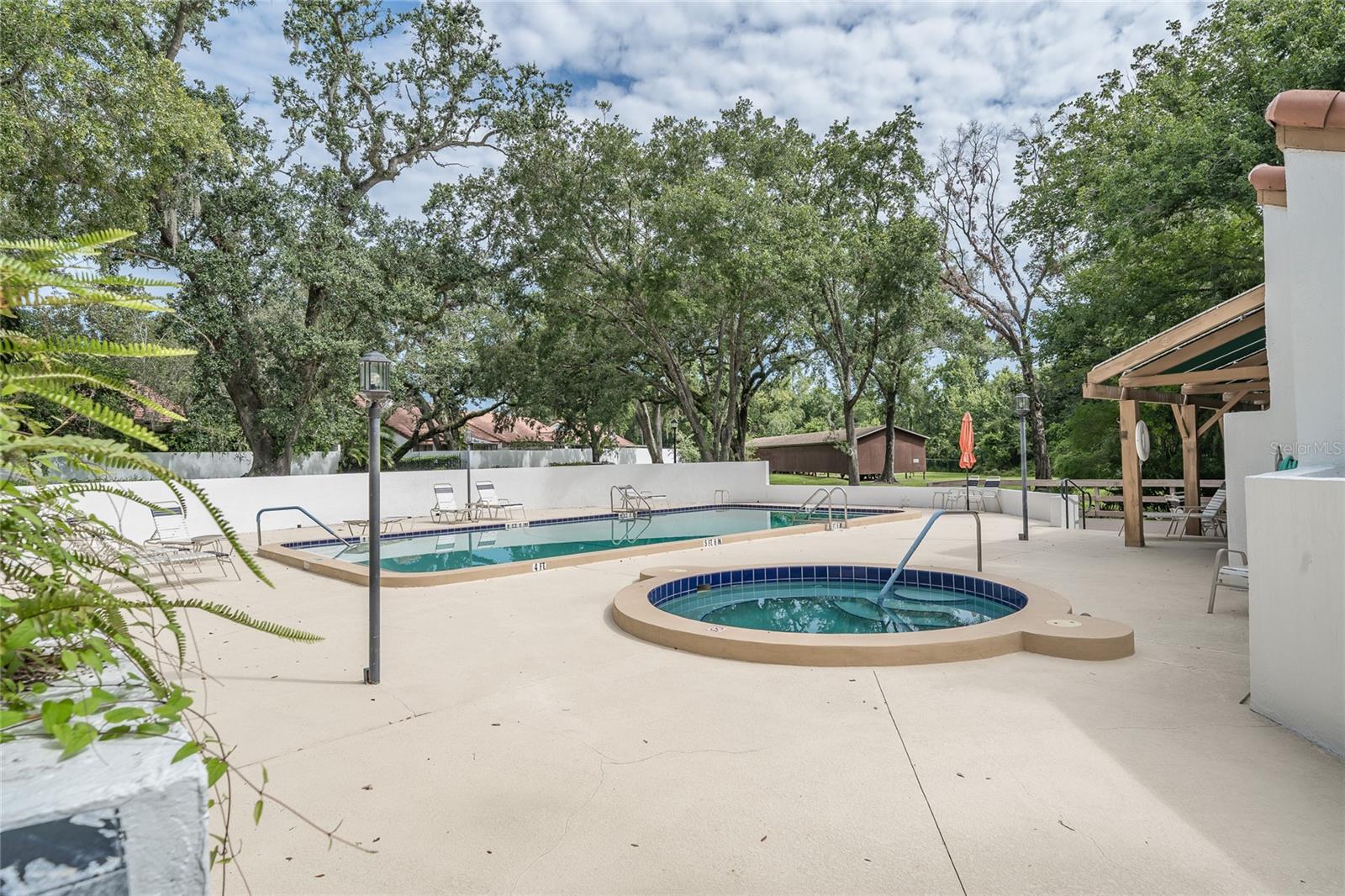 pool and hot tub