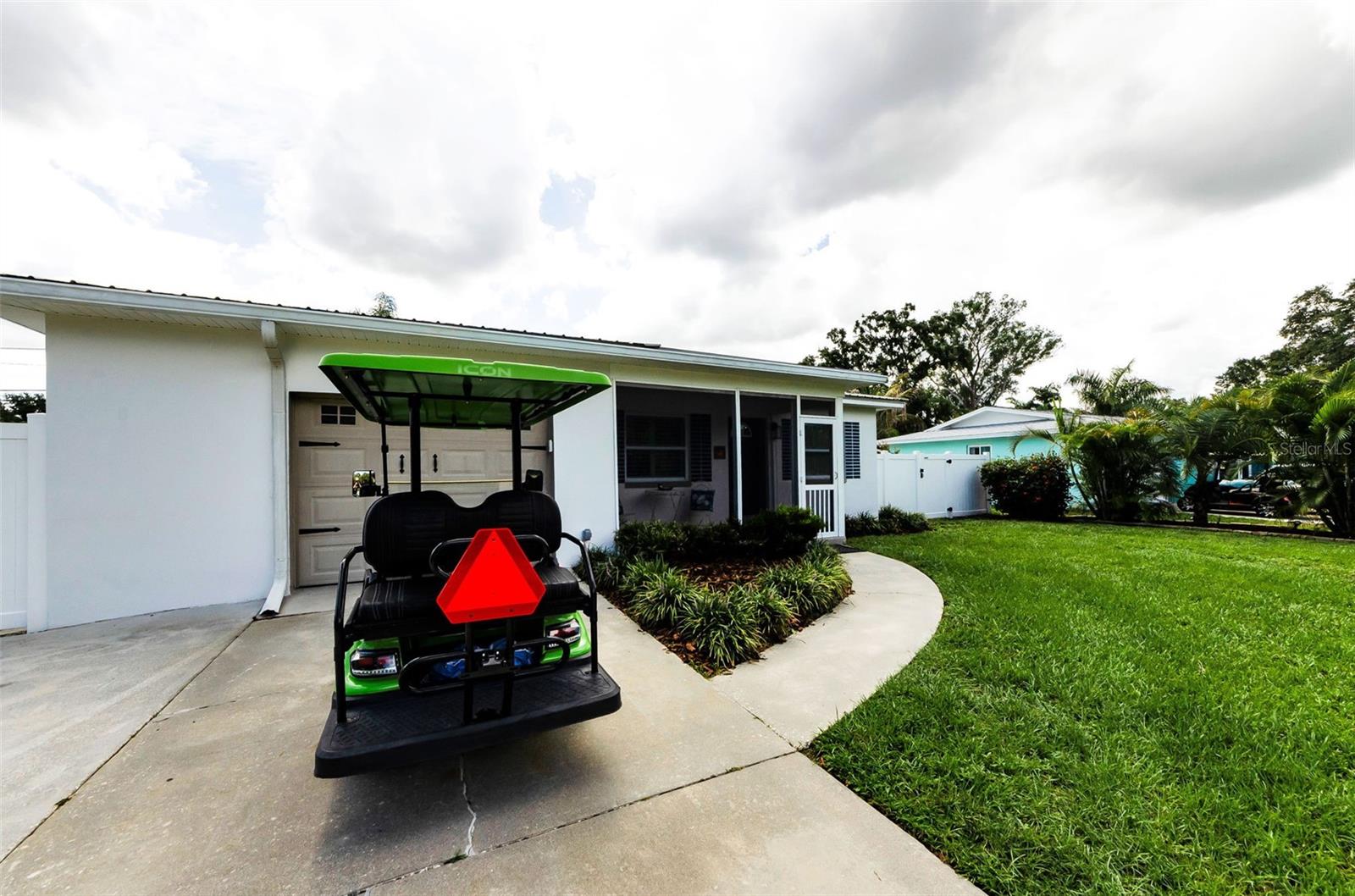 golf cart living at its best!