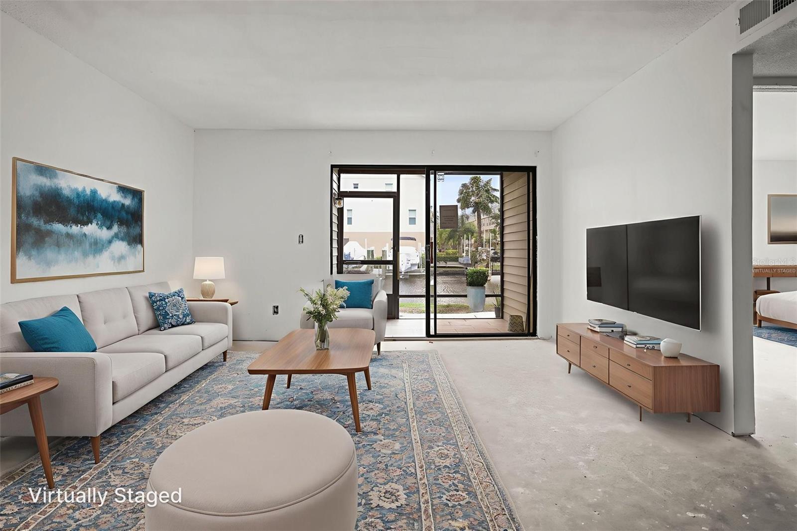 Living Room Virtually Staged