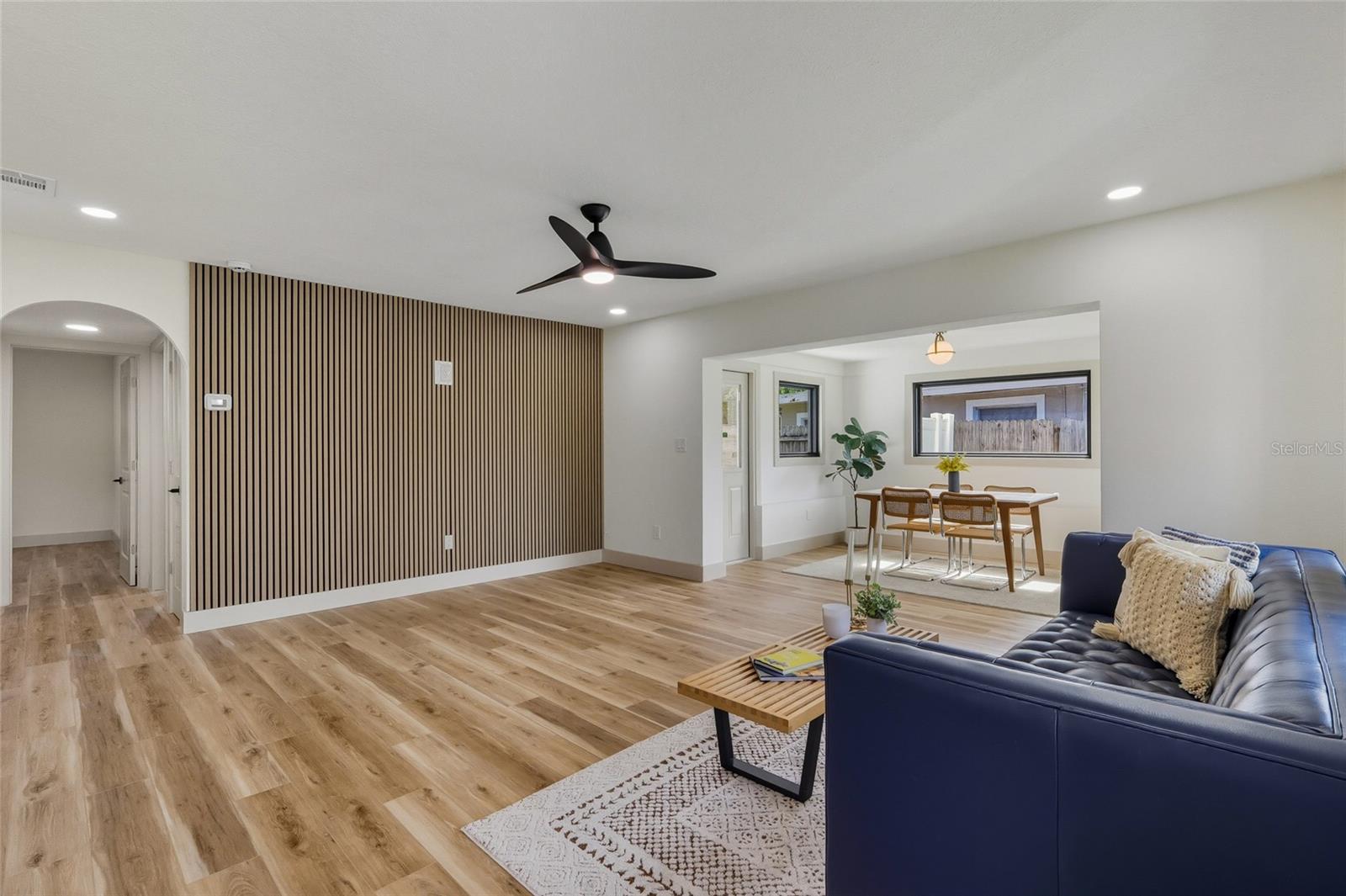 Custome slat panel wall