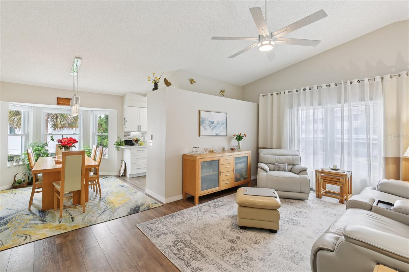 Living room/dining room.
