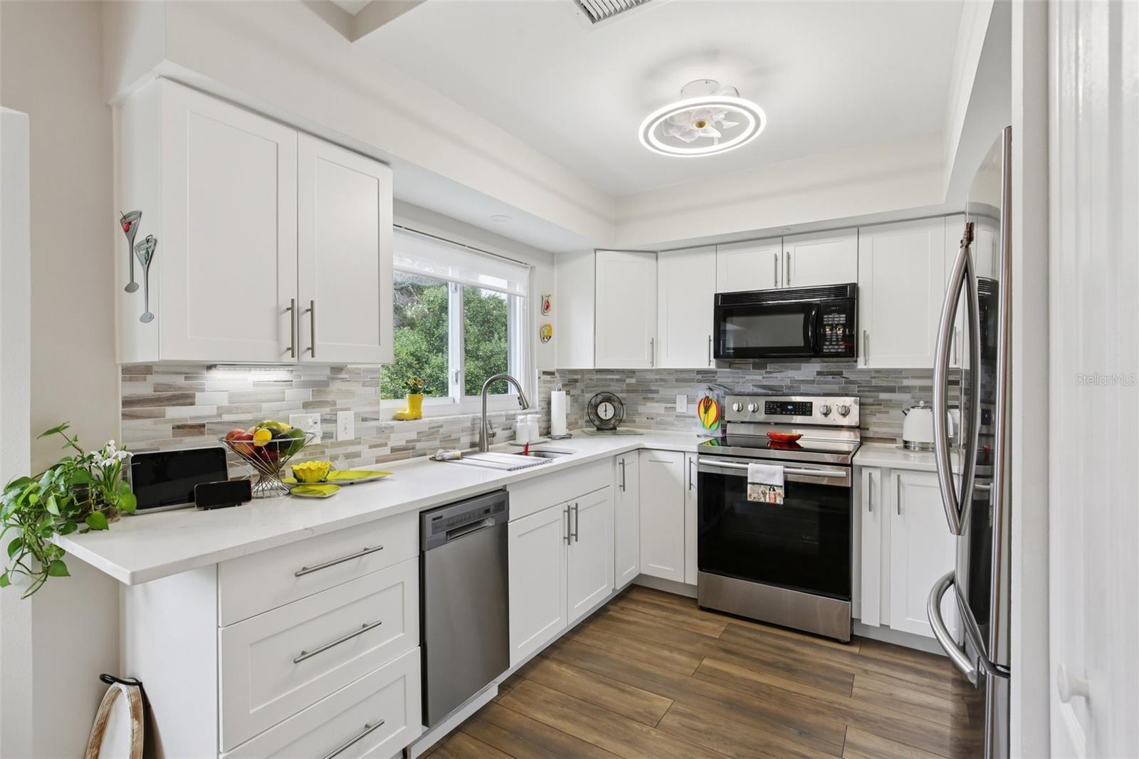 View of updated kitchen.