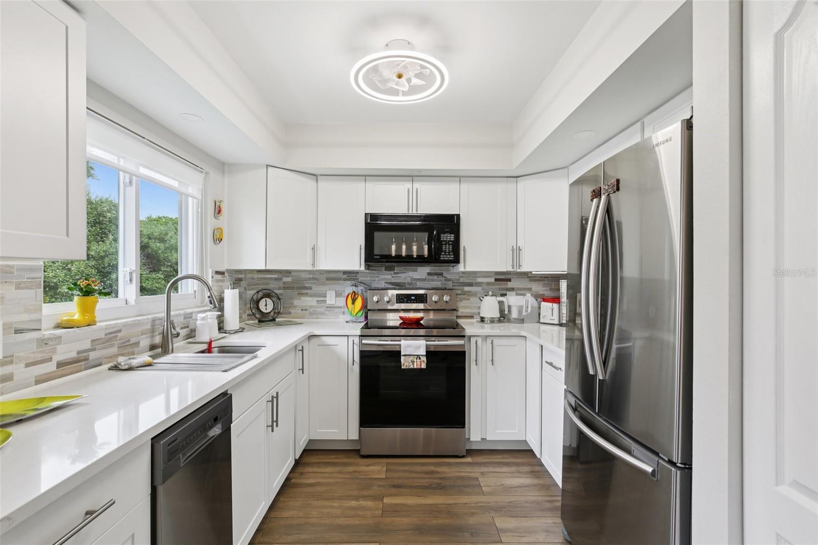 View of updated kitchen.