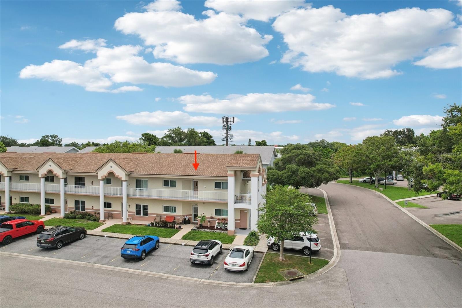 Aerial location of condo.