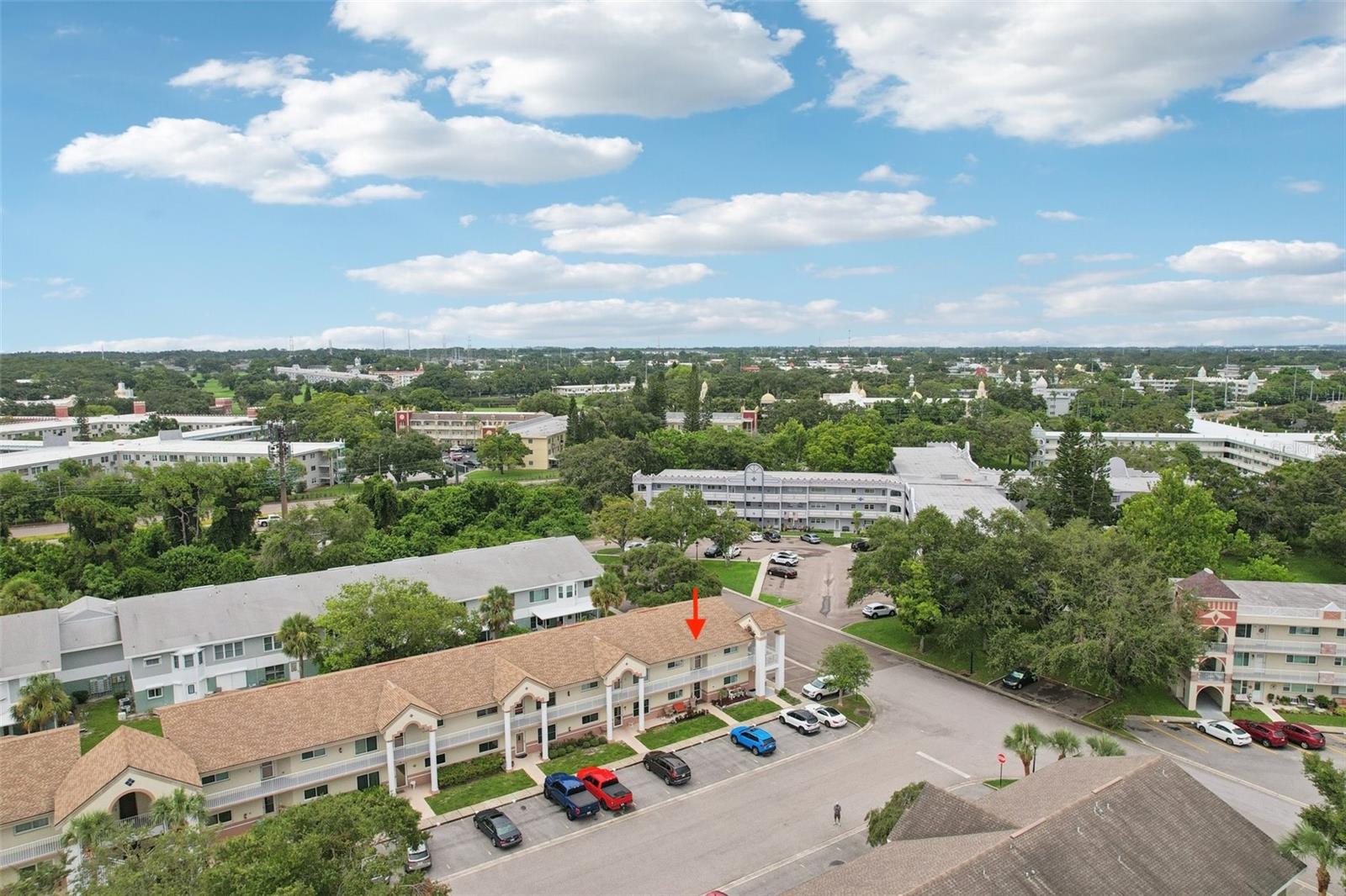 Aerial location of condo.