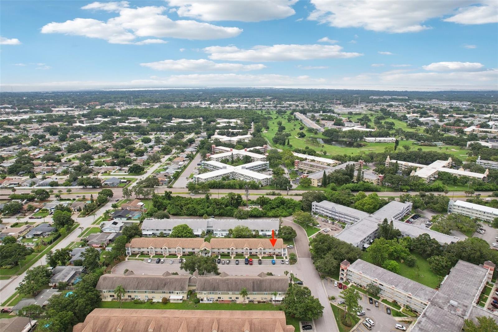 Aerial location of condo.