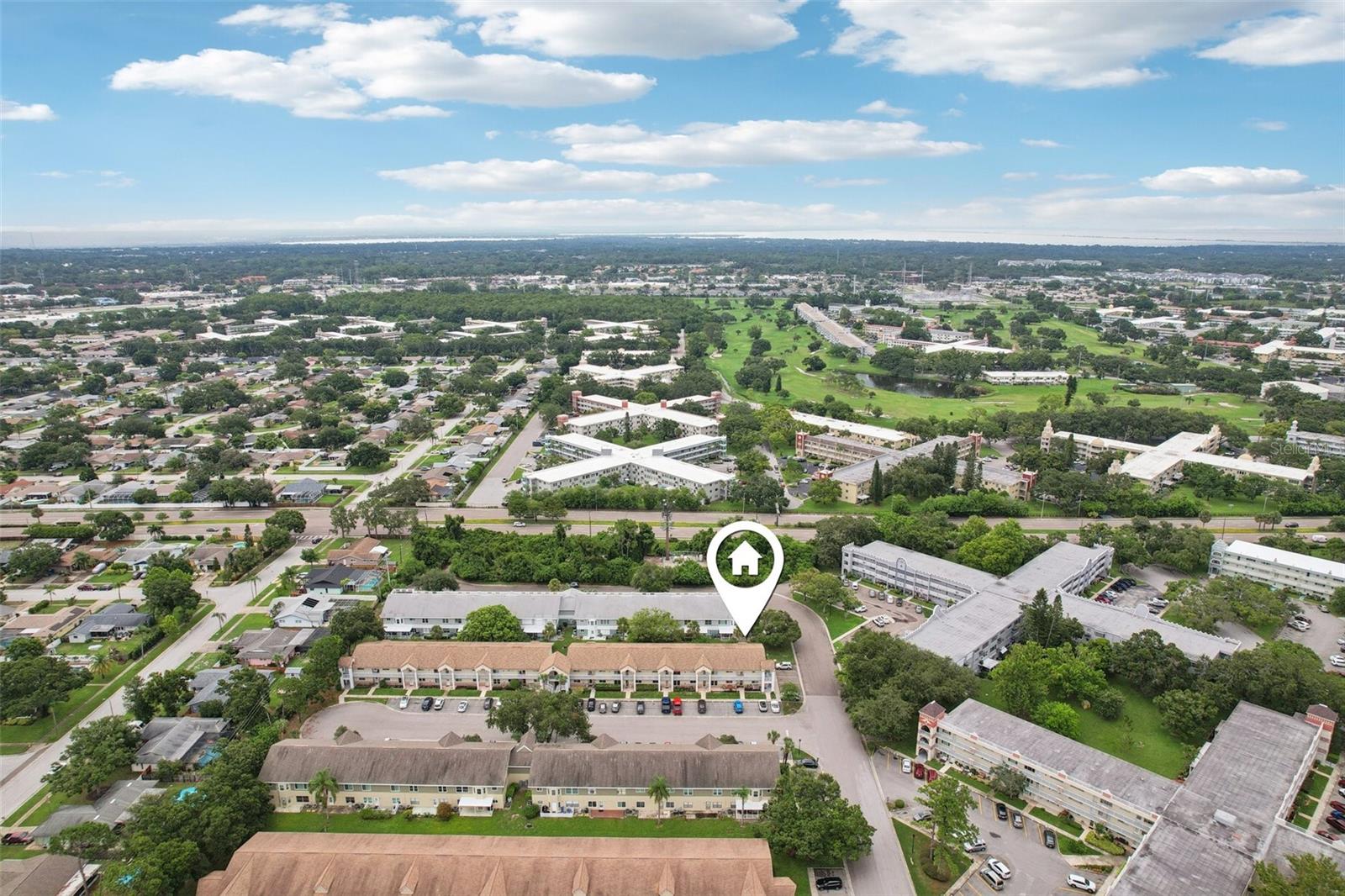 Aerial location of condo.
