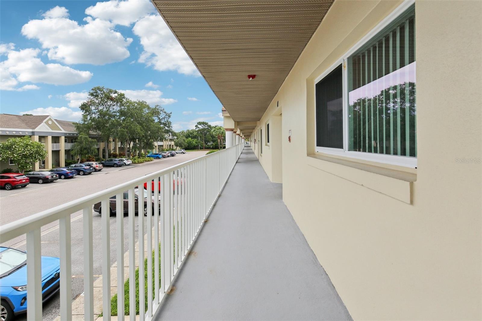 Opposite view of front door of condo.