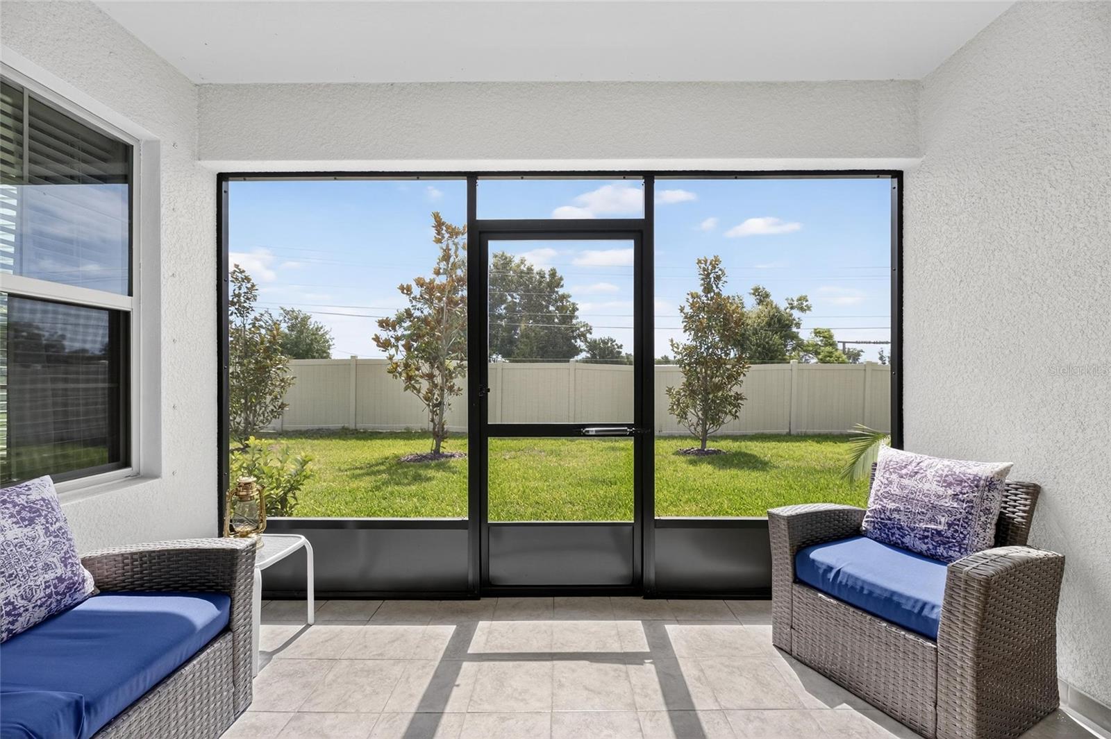 Outside Tiled Back Patio