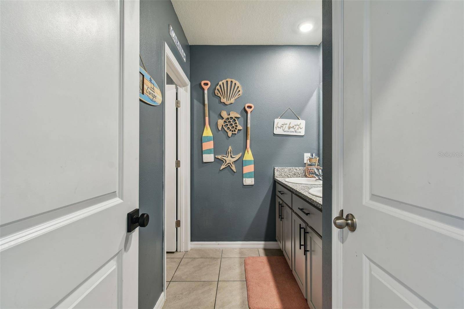 Hall bath