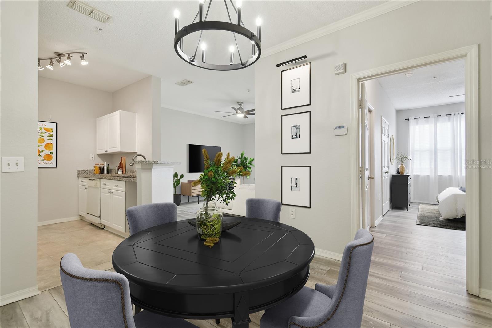 Virtually staged - kitchenette