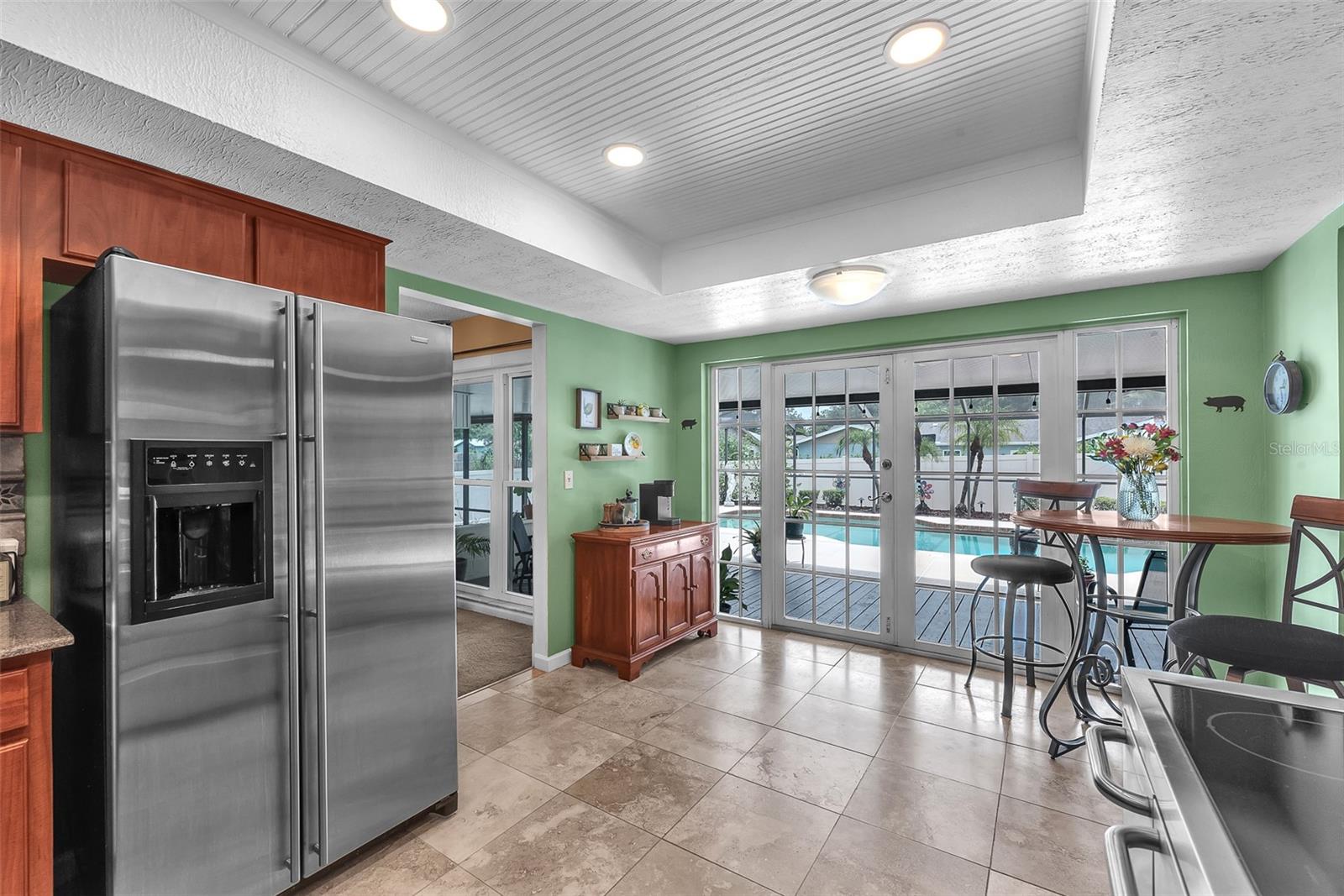 Premium stainless steel appliances offer top-tier quality and reliability.