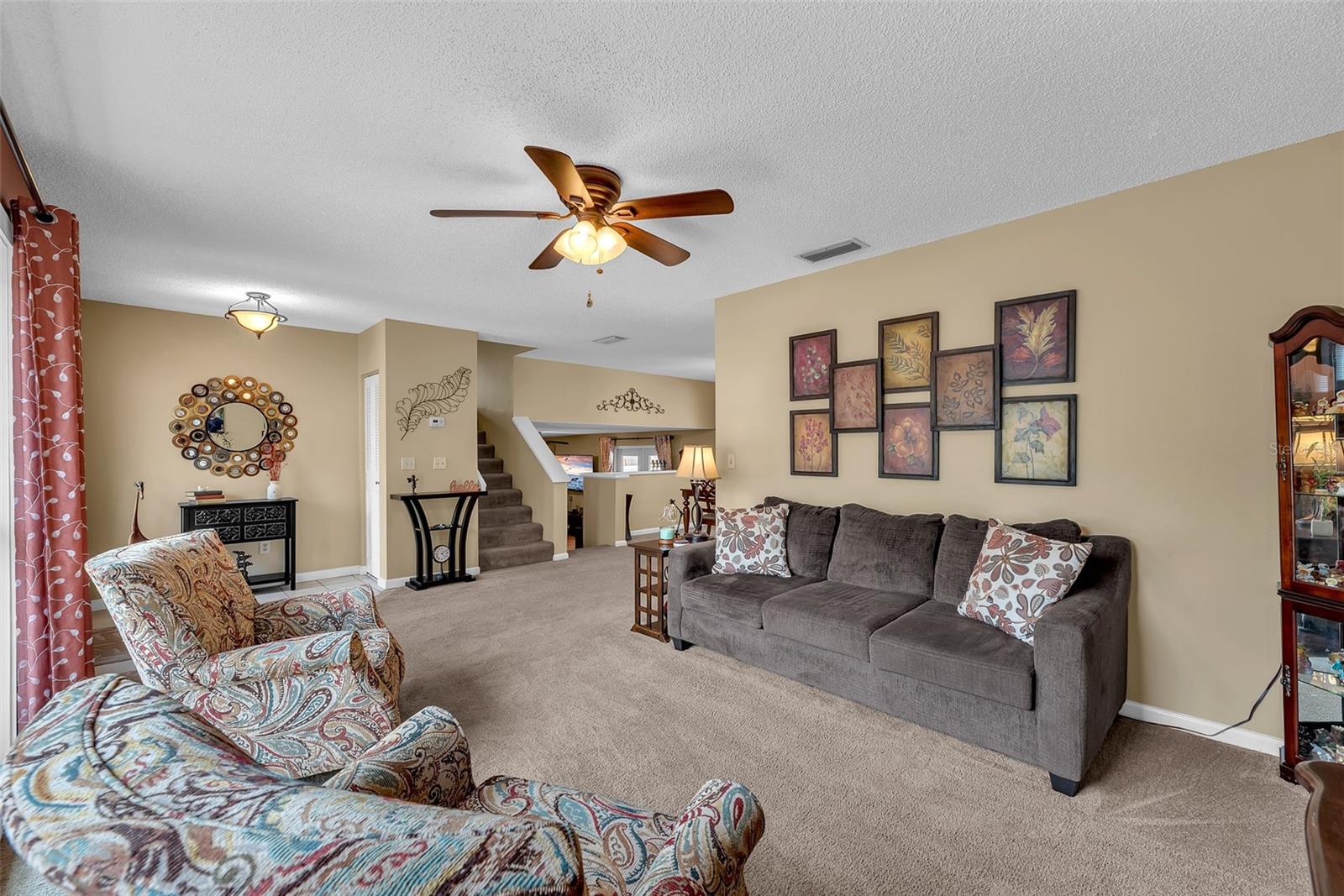 Inviting & Generously Sized Living Room.