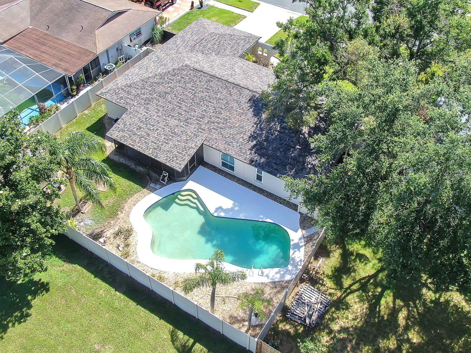 Aerial View of lot