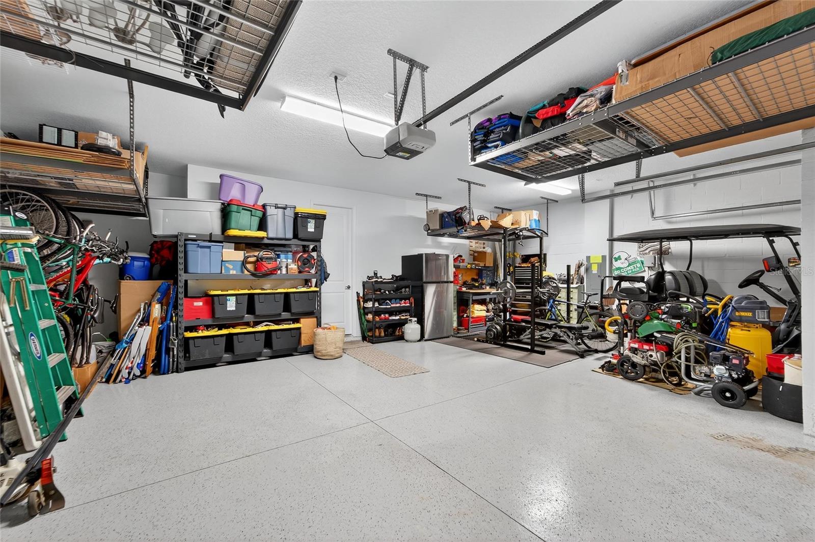 3-car Garage with Epoxy