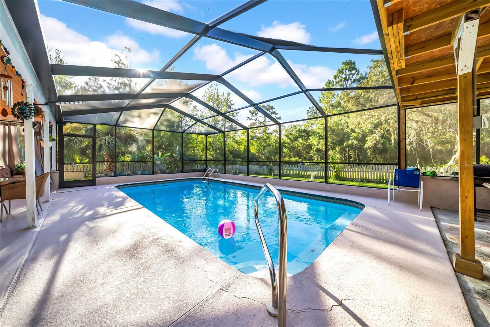 Pool with Newly Screened Lanai