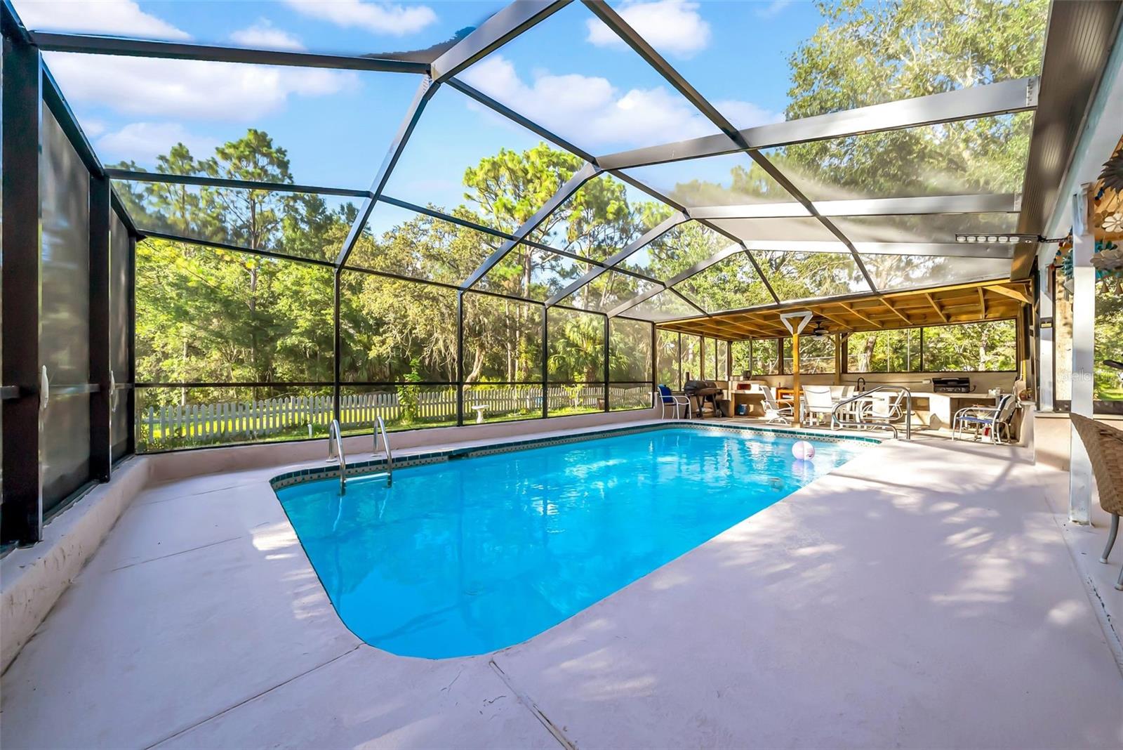Pool with Newly Screened Lanai