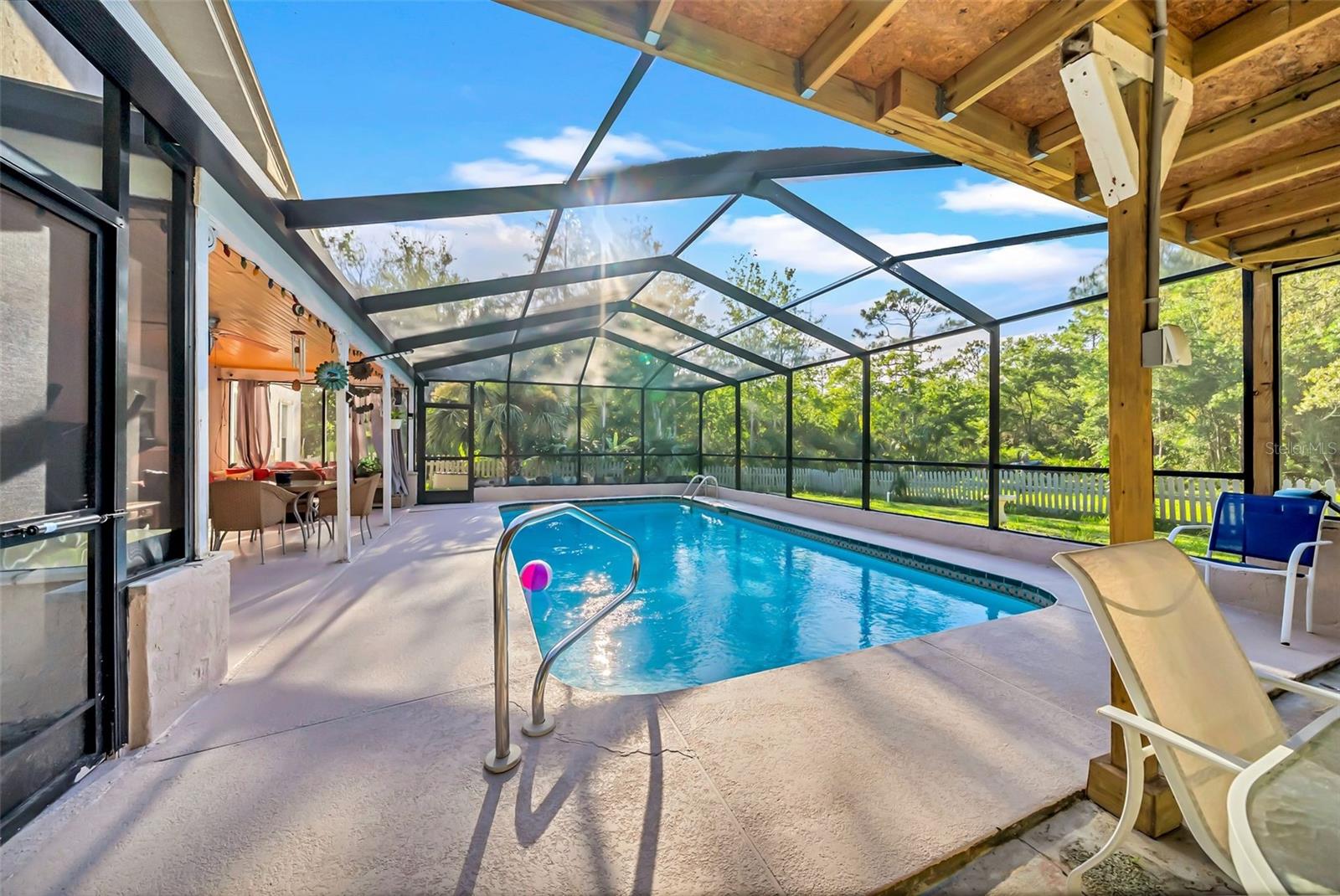 Pool with Newly Screened Lanai