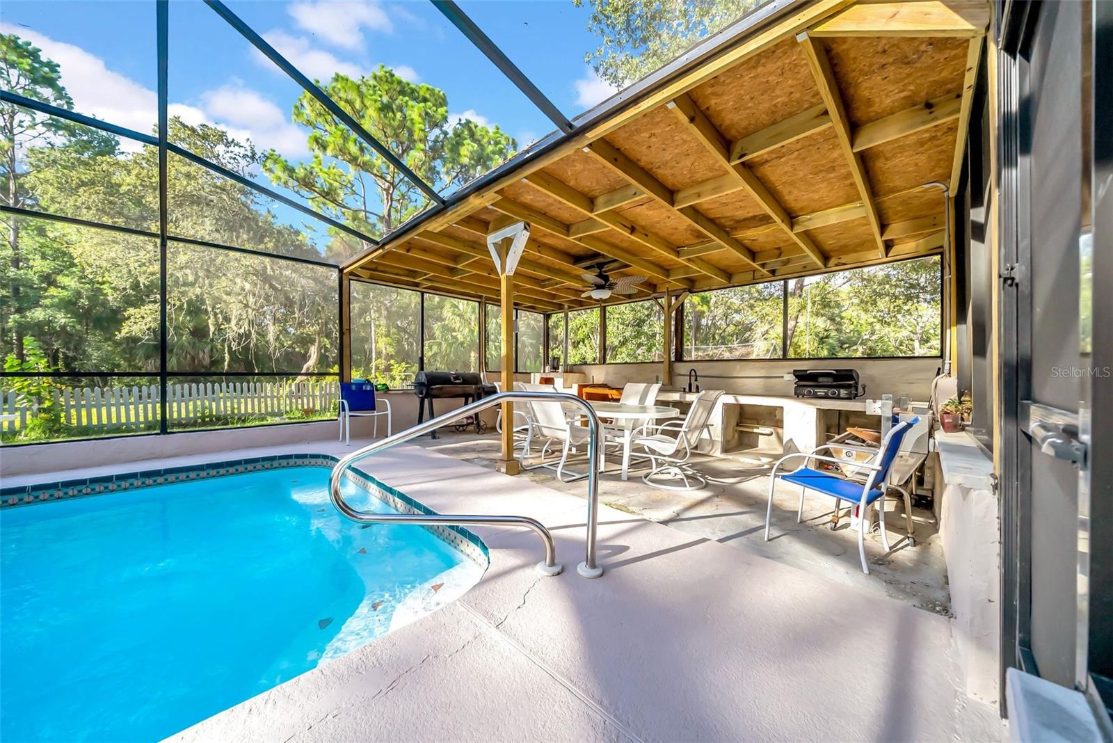 Pool with Newly Screened Lanai
