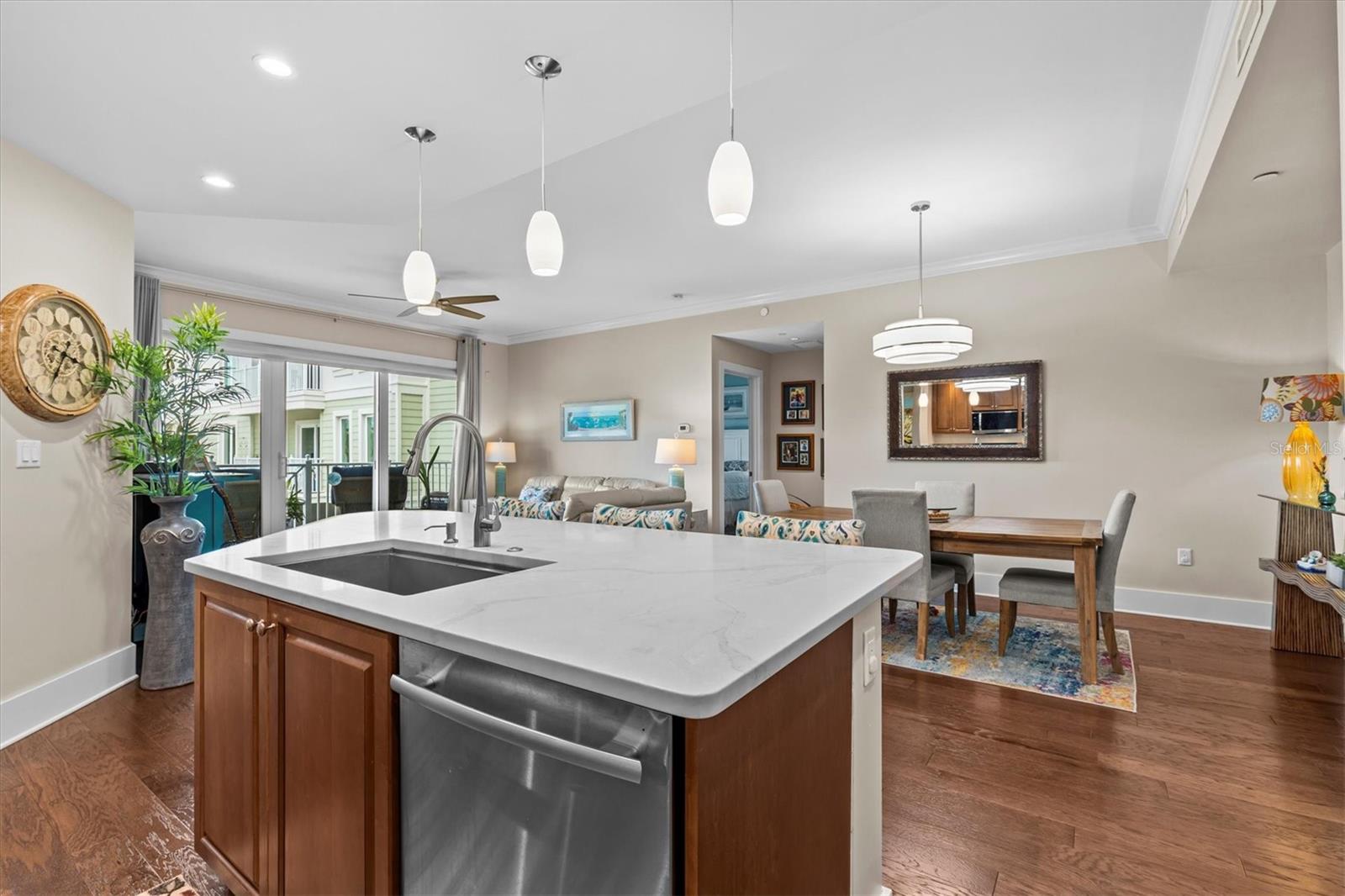 Open Floor Plan to Primary