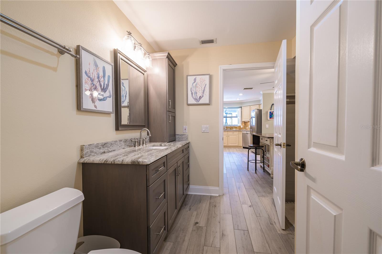remodeled 1st floor bathroom