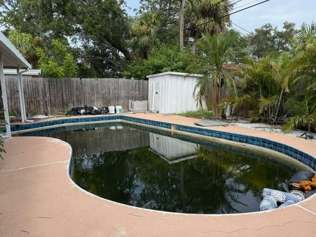 Pool with New Tilework