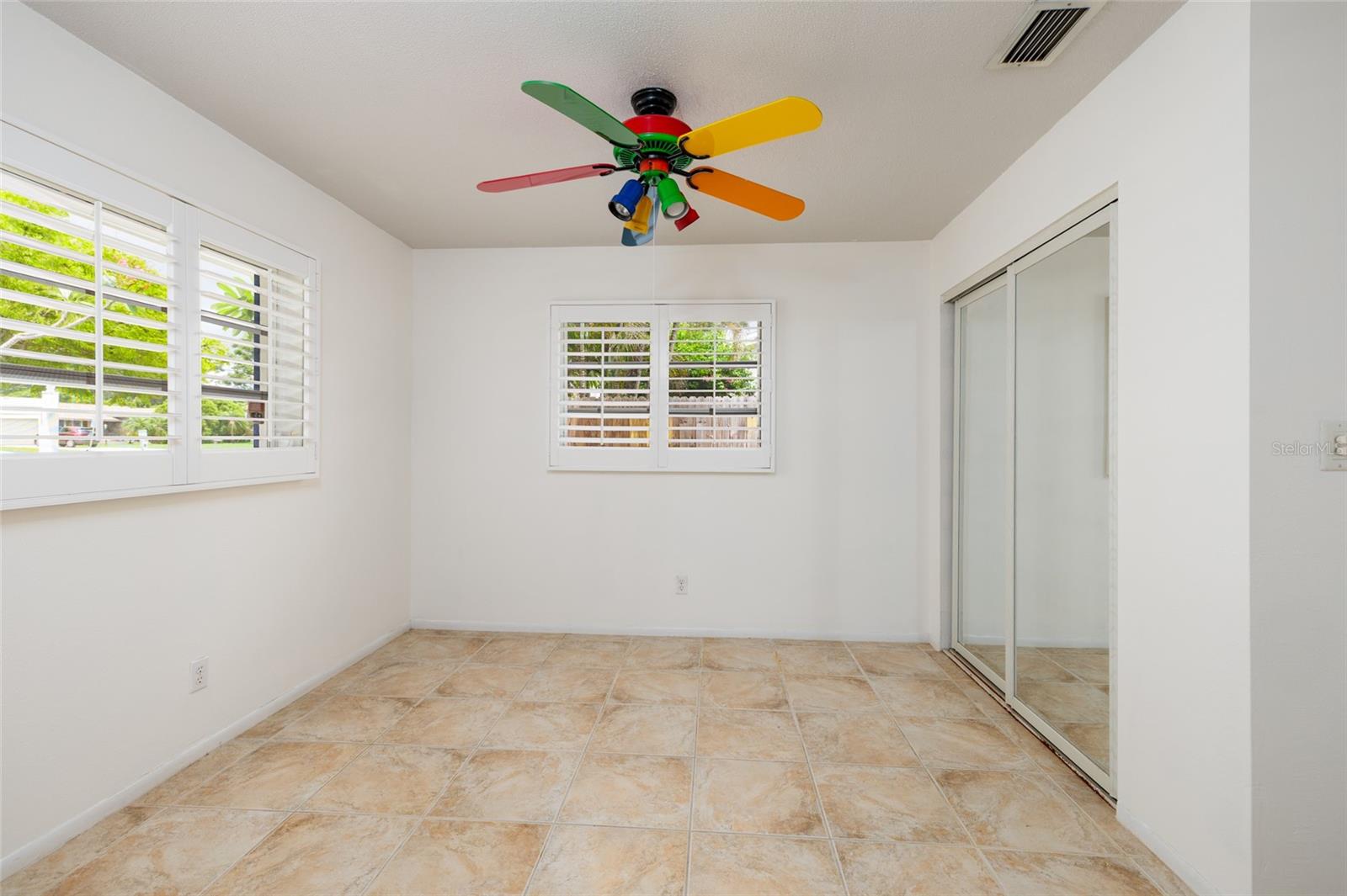 3rd bedroom plantation shutters