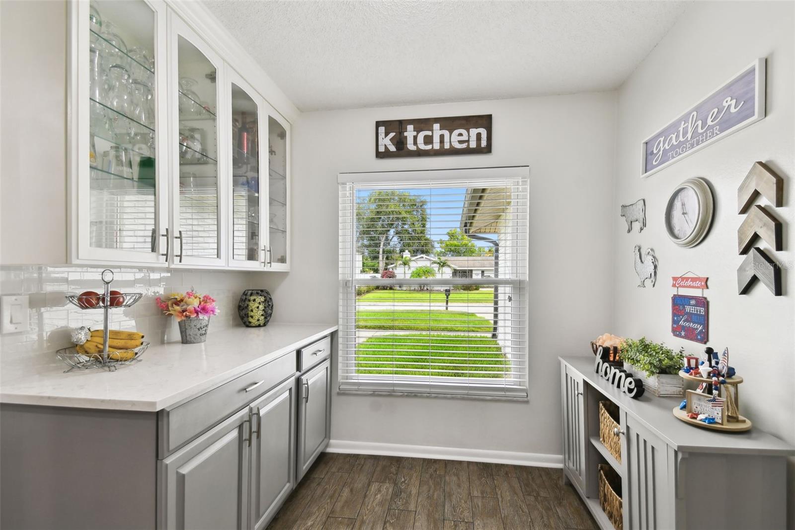 Built-In Coffee Bar Delight