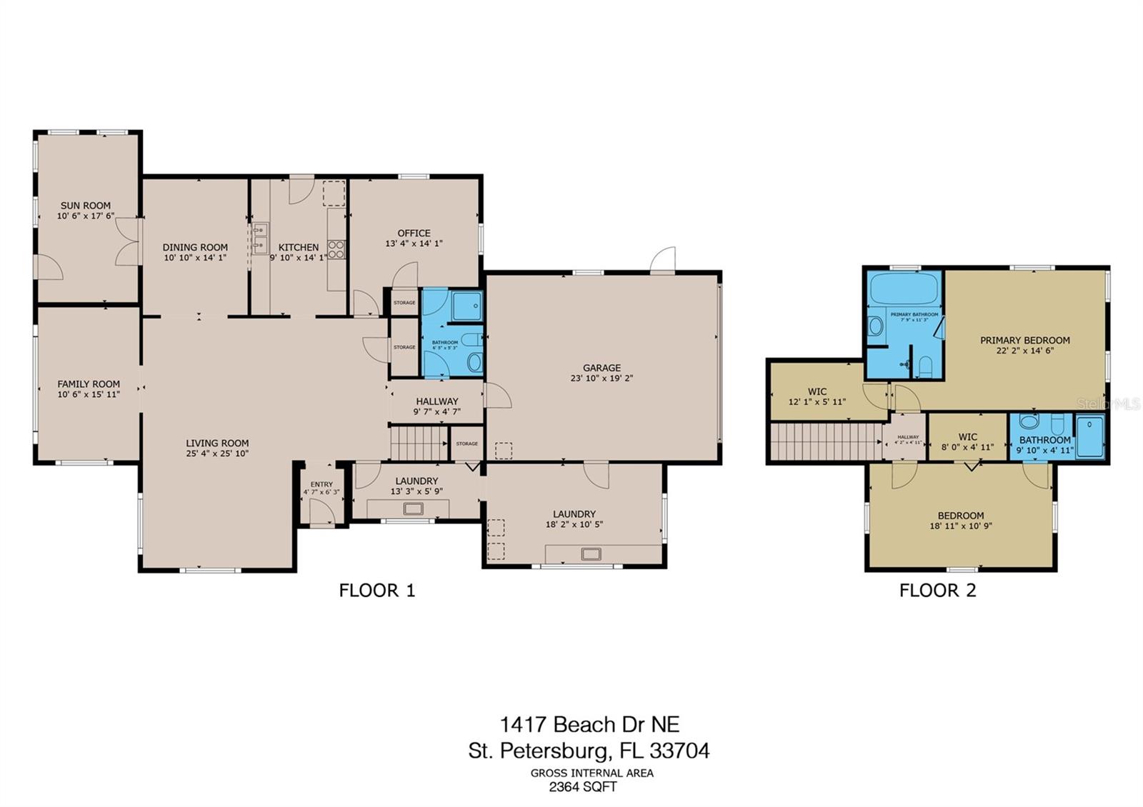 Floorplan two floors !
