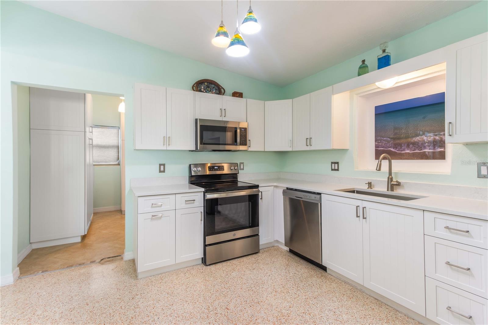Newly renovated kitchen with new appliances