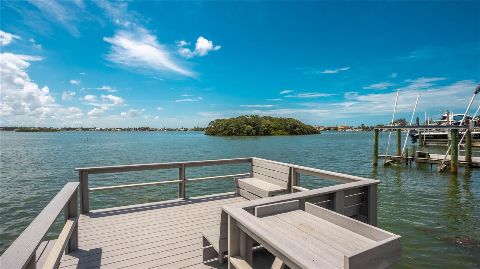 Dock at boat launch