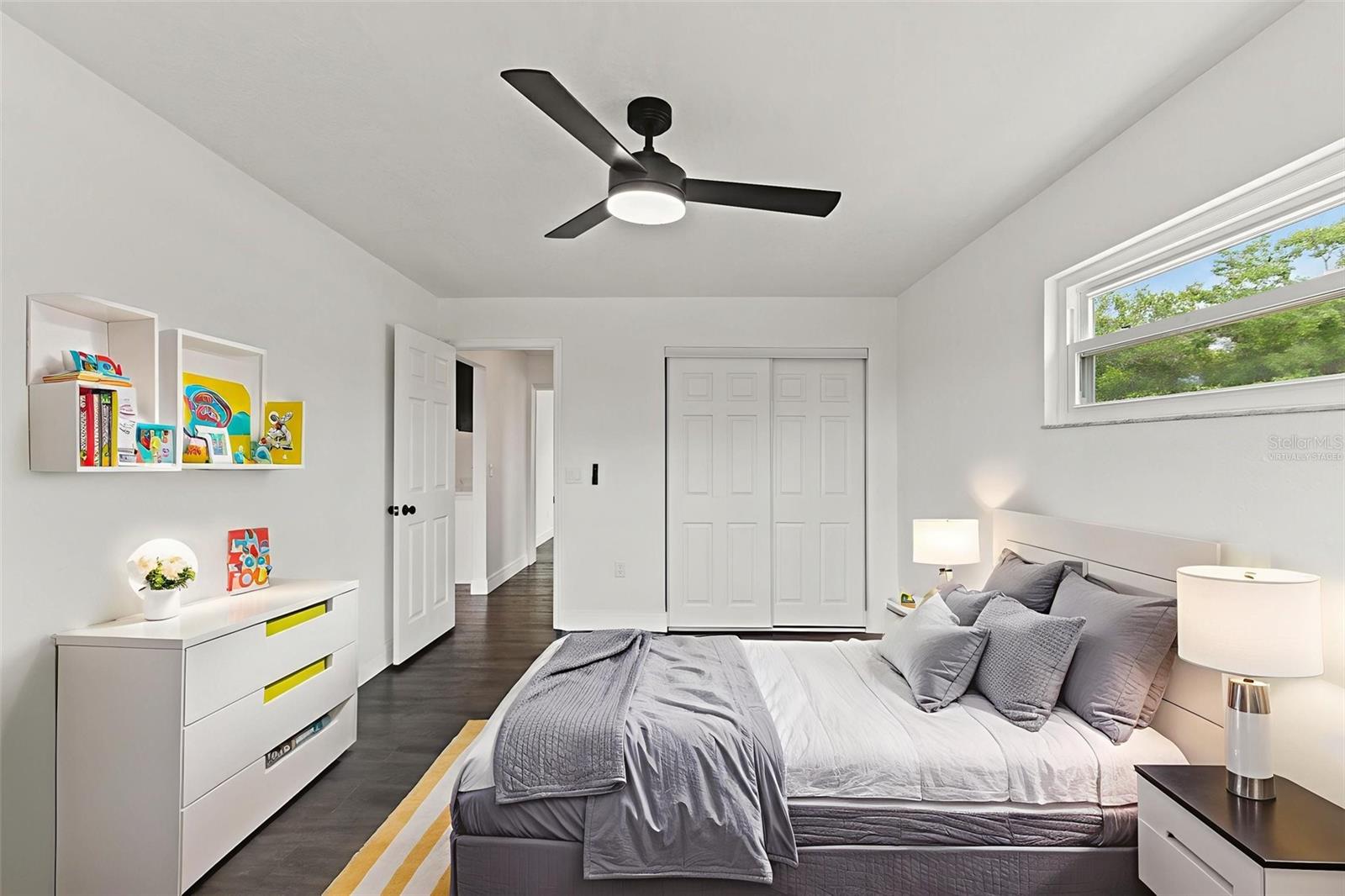 Virtually Staged Bedroom