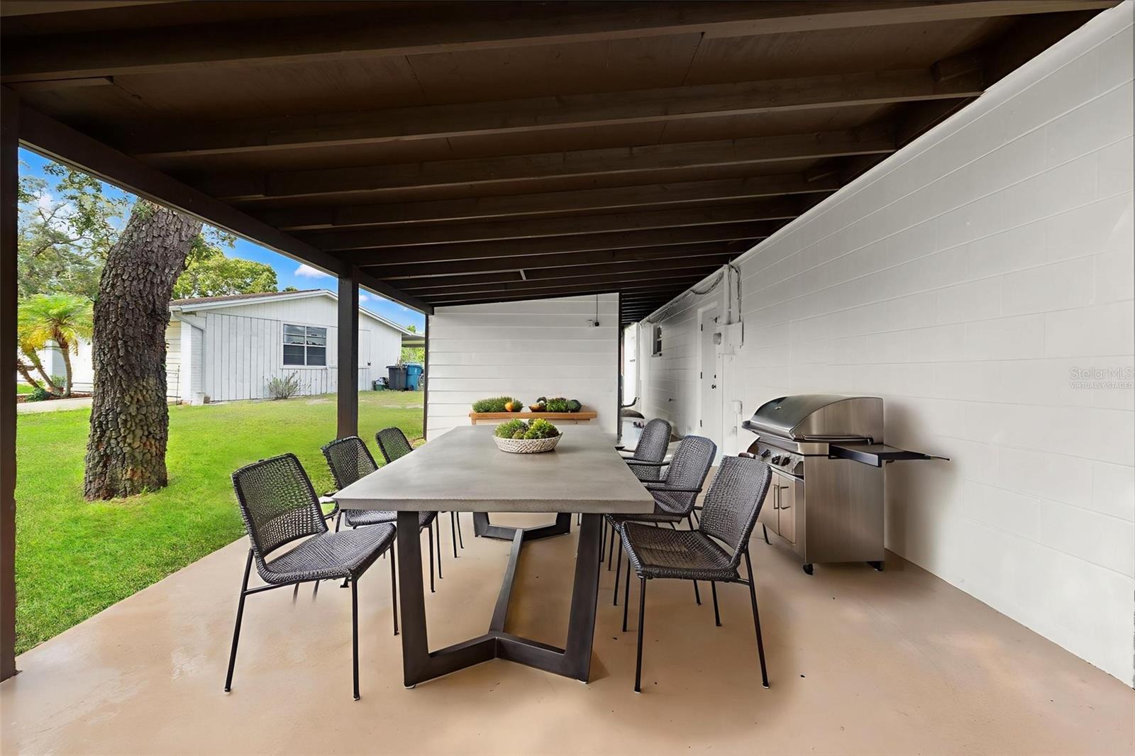 Virtually Staged Patio