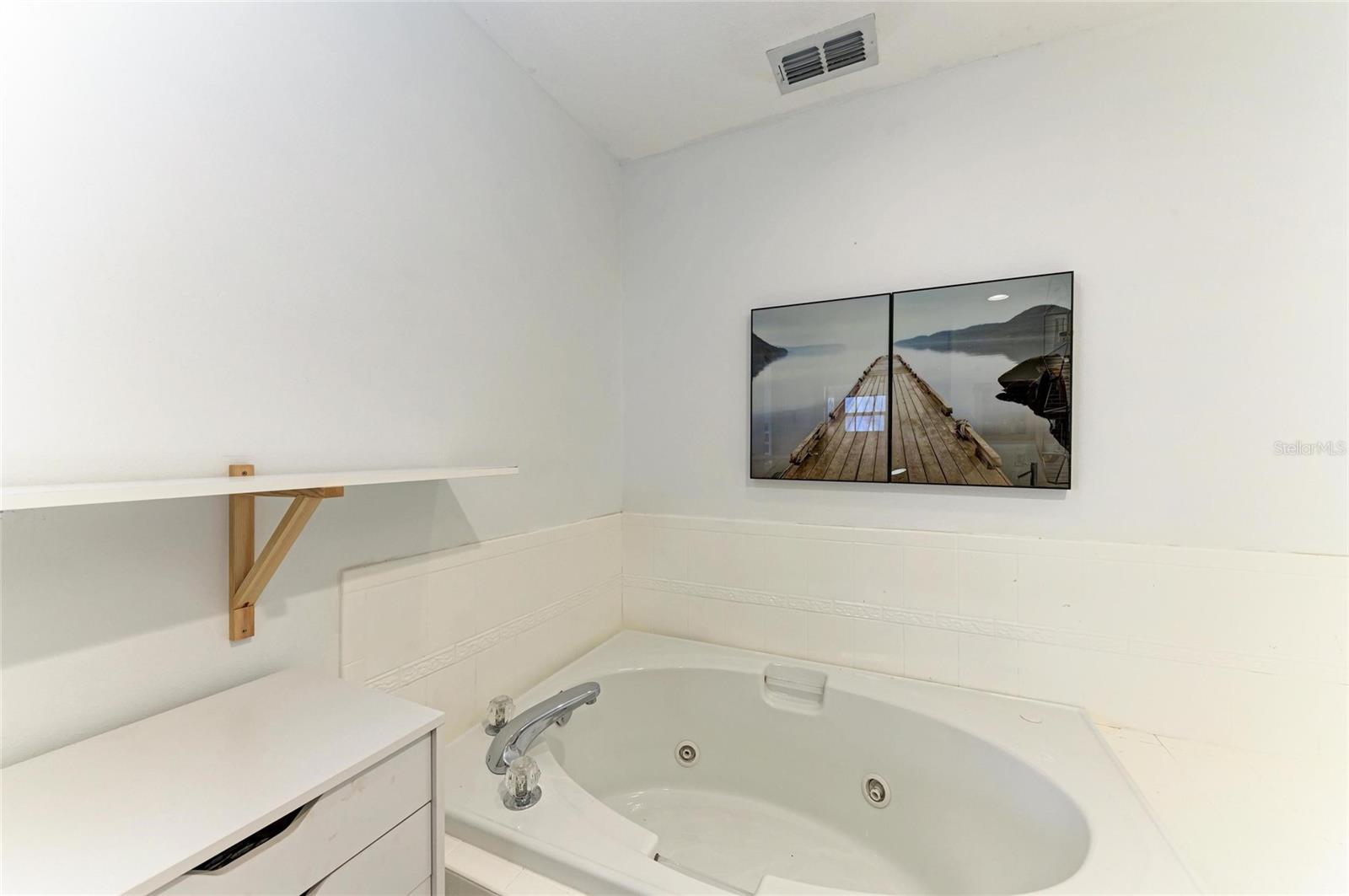 Primary Bath with Jacuzzi tub