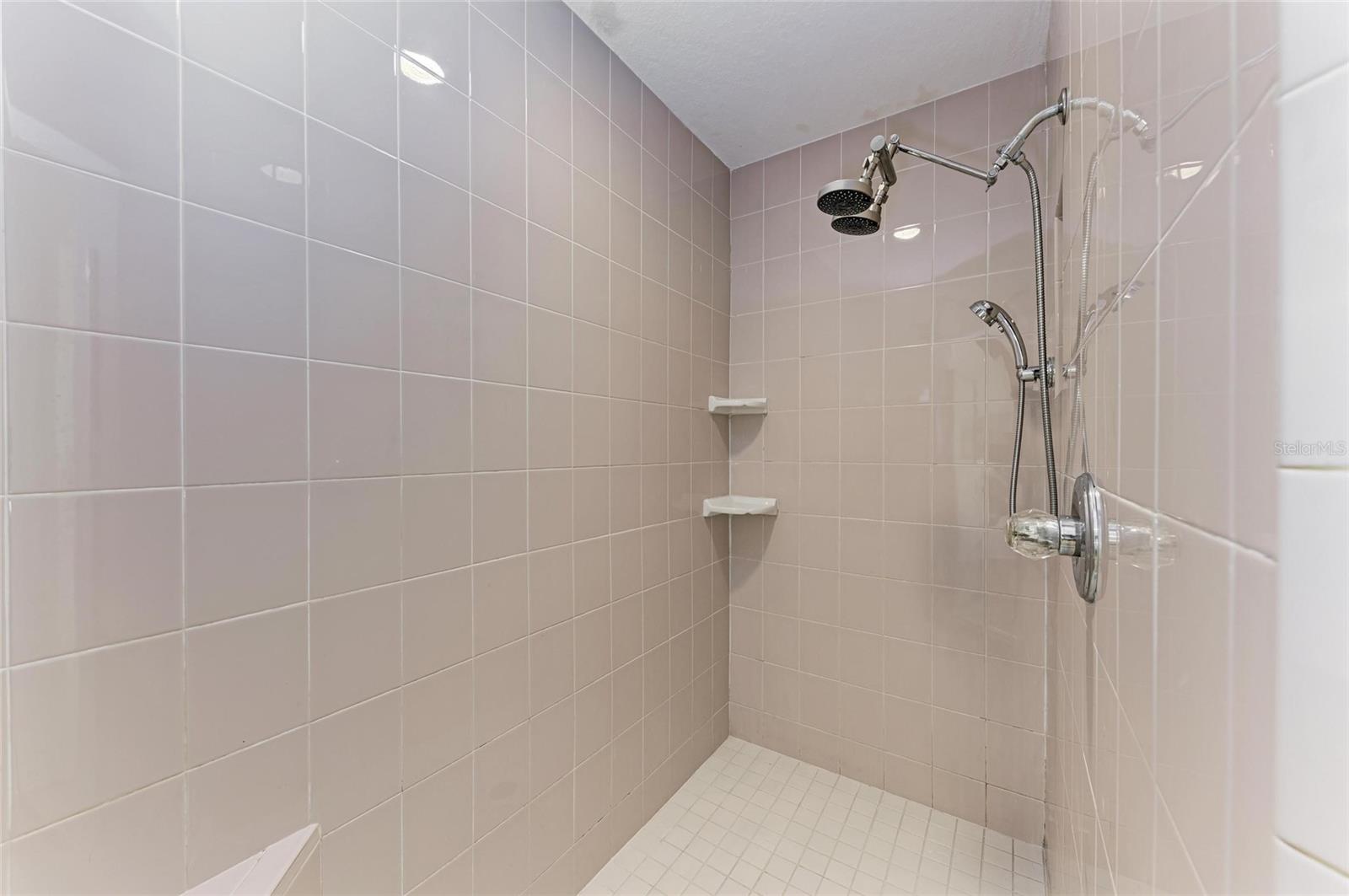 Primary Bath huge walk in shower
