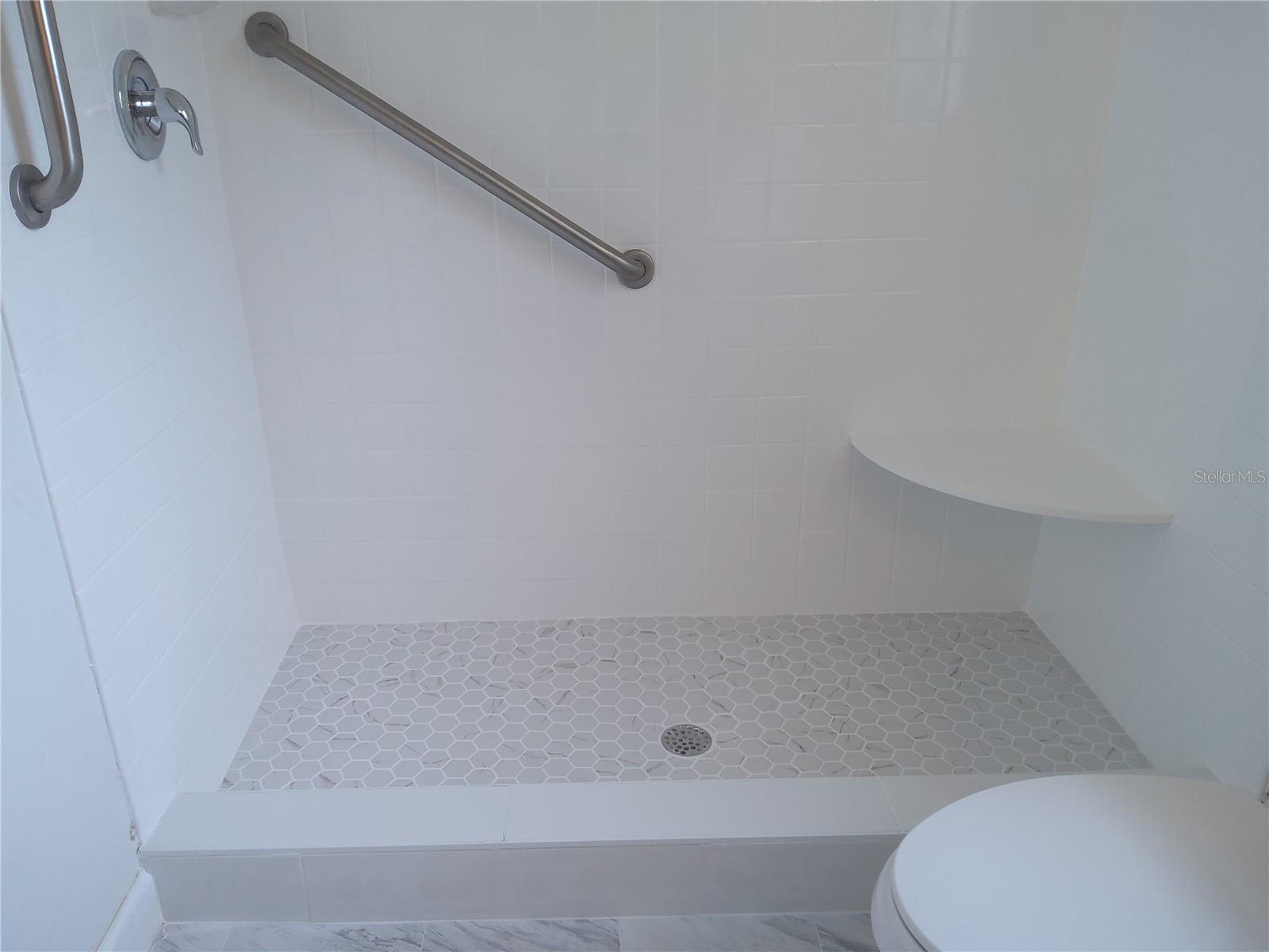 new shower pan!