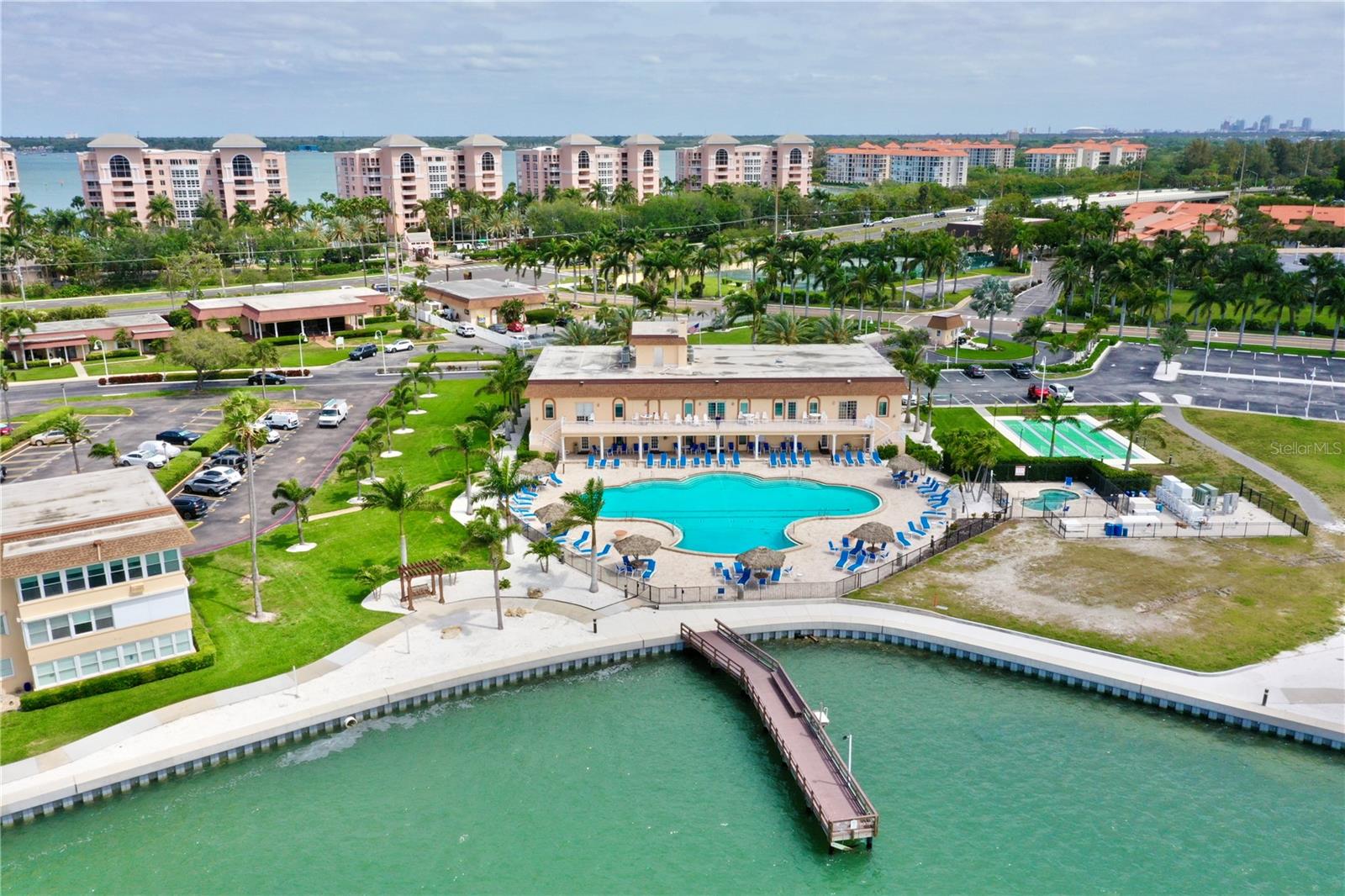clubhouse and main pool