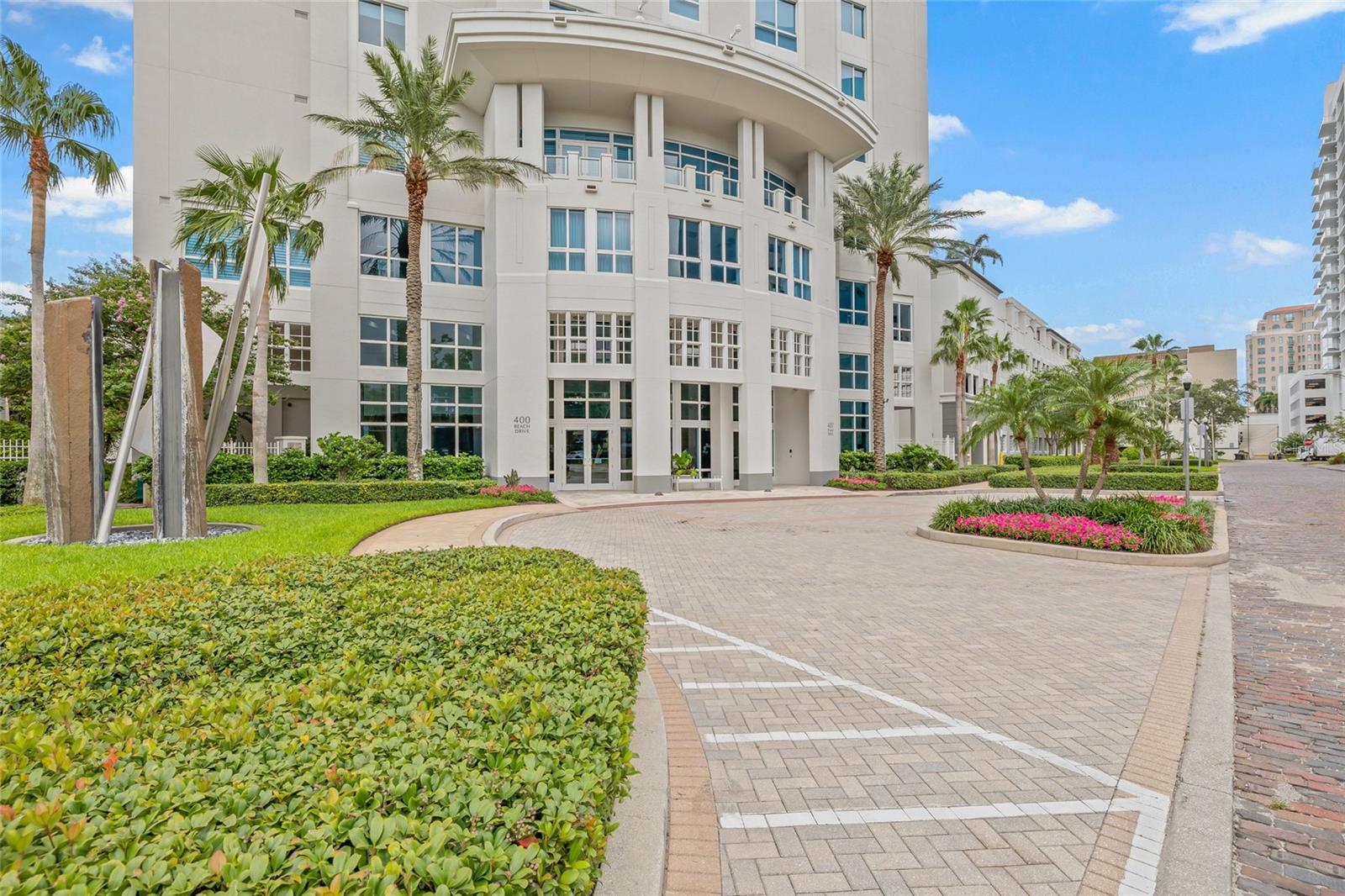 Enjoy added privacy with a secure back entrance.
