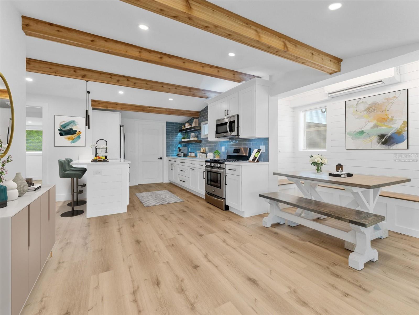 Virtually staged Kitchen