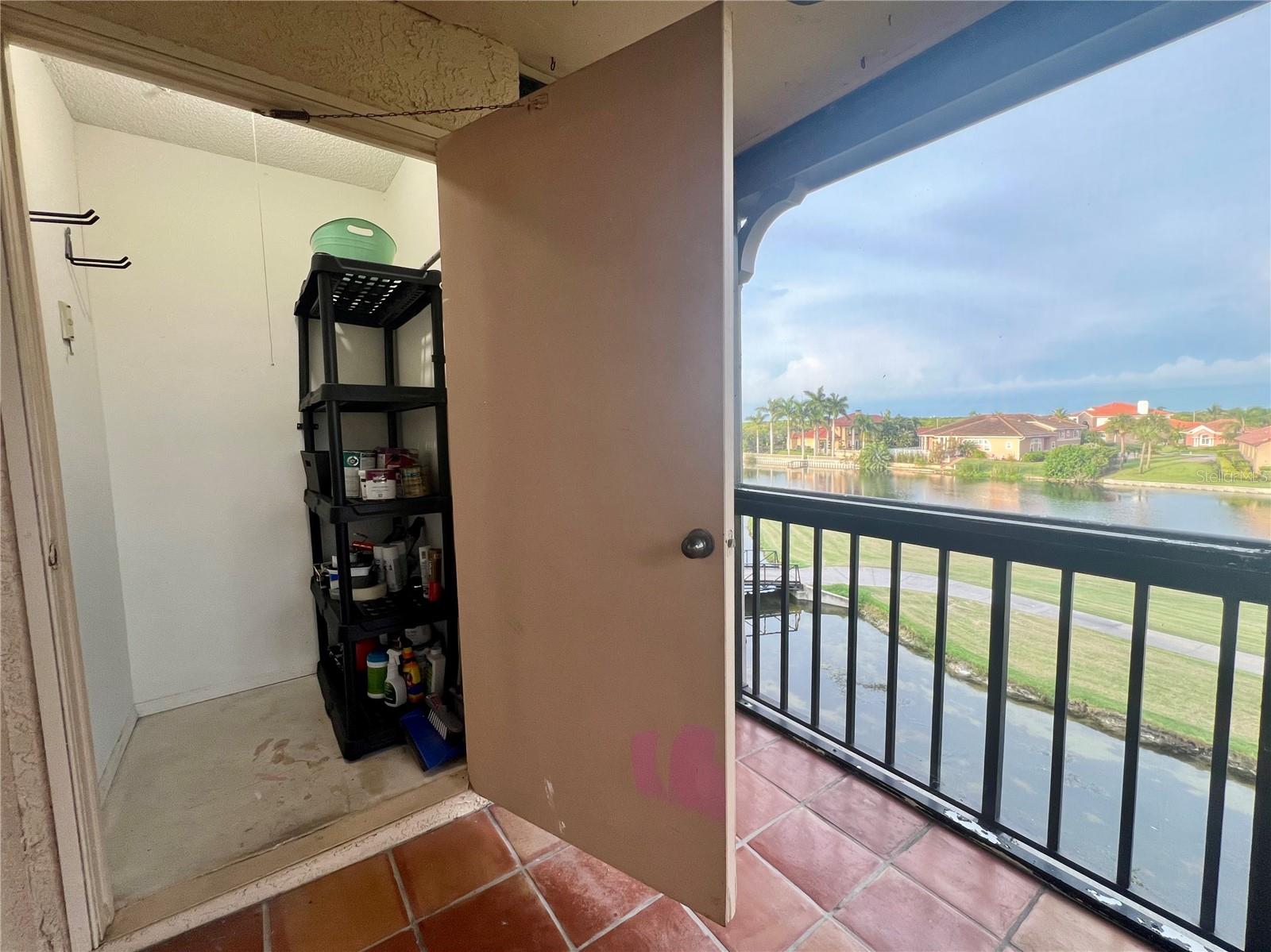 Lanai Storage Closet