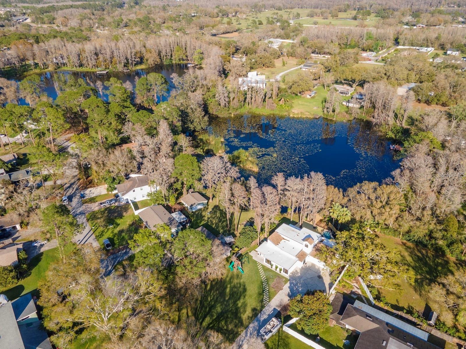 Aerial Lake Barbara