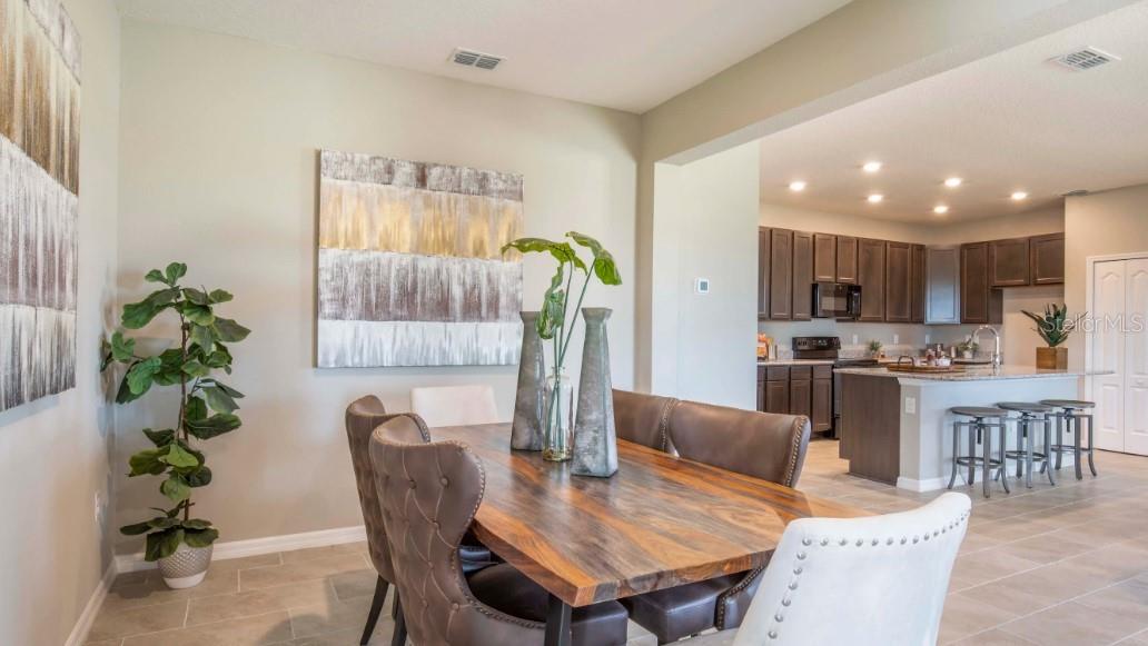 Model home - actual features may vary.