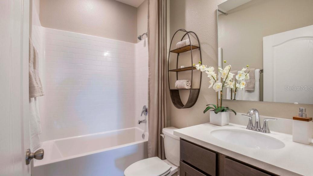 Model home - actual features may vary.