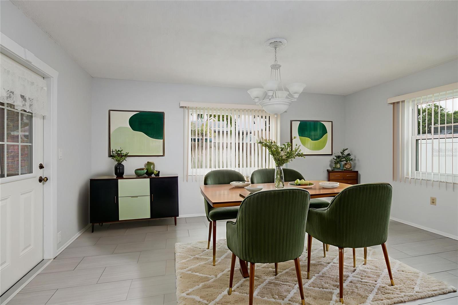 Virtually Staged Dining Room