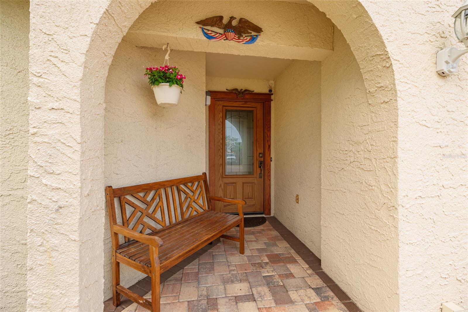 Front Door w/Bricked Entry